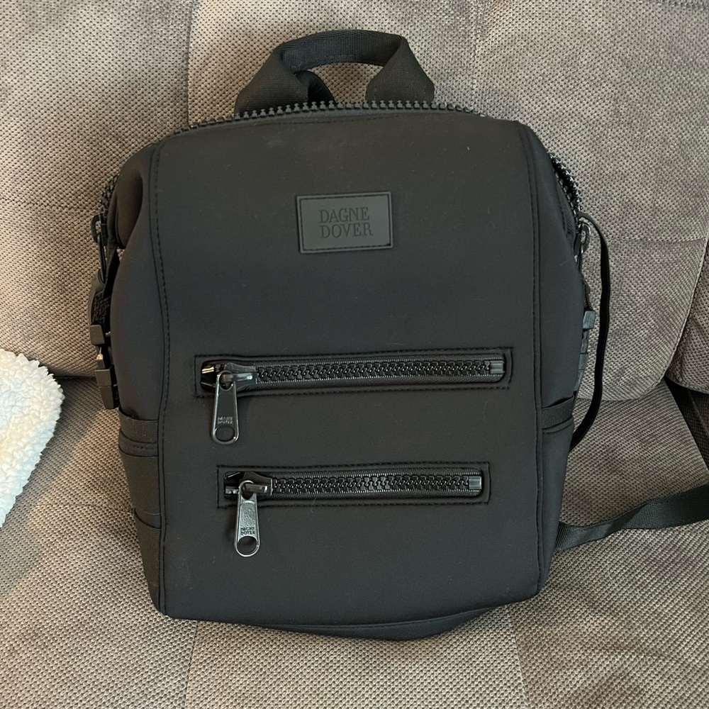 Dagne Dover Indi Diaper Backpack in Black Size Small